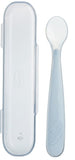 CHICCO CUCCHIAIO SILICONE CON CASE GRIGIO 6 MESI+
