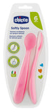 CHICCO CUCCHIAIO SILICONE FEMMINILE BI PACK 6M+