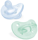 CHICCO GOMMOTTO SILICONE AZZURRO 2-6 MESI 2 PEZZI