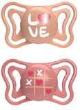 CHICCO SUCCHIETTO LIGHT ROSA SILICONE 16-36M 2 PEZZI