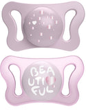 CHICCO SUCCHIETTO MICRO GIRL SILICONE 0-2M 2 PEZZI
