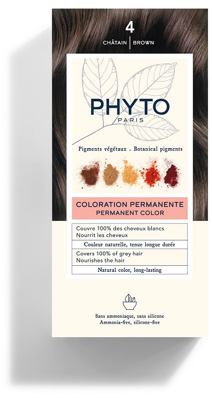 COLOR KIT 4 CASTANO LATTE RIVELATORE 50 ML + CREMA COLORANTE50 ML + MASCHERA PROTETTIVA COLORE 12 ML + GUANTI
