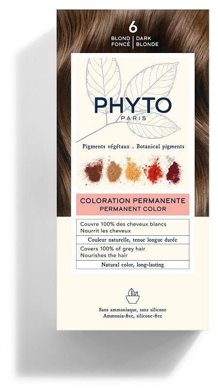 COLOR KIT 6 BIONDO SCURO LATTE RIVELATORE 50 ML + CREMA COLORANTE 50 ML + MASCHERA PROTETTIVA COLORE 12 ML + GUANTI