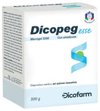 POLIMERO INERTE IDROSOLUBILE MACROGOL 3350 DICOPEG ESSE CONSIMETICONE PER TRATTAMENTO STIPSI POLVERE 300 G