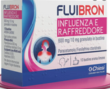FLUIBRON INFLUENZA E RAFFREDDORE 600 MG/10 MG GRANULATO IN BUSTINA. PARACETAMOLO/FENILEFRINA CLORIDRATO