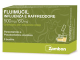 FLUIMUCL INFLUENZA E RAFFREDDORE 500 MG/ 60 MG GRANULATO PER SOLUZIONEORALE