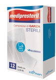 GARZA COMPRESSA MEDIPRESTERIL 12/8 FU 18X40CM 12 PEZZI
