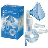 KIT COMPLETO PRONTEX RAPID MASK PER AEROSOLTERAPIA CON AMPOLLA PLASTICA +MASCHERA PER ADULTI +TUBO PRESSIONE +ACCESSORIONASALE +BOCCHERUOLA