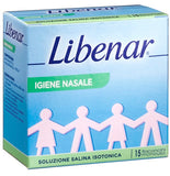 SOLUZIONE SALINA ISOTONICA 0,9% LIBENAR PER IGIENE NASALE 15FLACONCINI MONOUSO X 5 ML