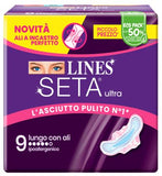 LINES SETA ULTRA ASSORBENTI LUNGO ALI DWCT 9 PEZZI