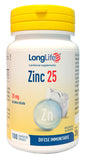 LONGLIFE ZINC 25 MG 100 COMPRESSE DIVISIBILI