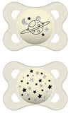 MAM SUCCHIETTO ORIGINAL NIGHT 2-6 MESI SILICONE NEUTRO 2 PEZZI