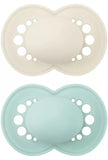 MAM SUCCHIETTO ORIGINAL NIGHT 16+ SILICONE NEUTRO 2 PEZZI