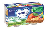 MELLIN OMOGENEIZZATO ALBICOCCA BANANA MELA 100 G 2 PEZZI