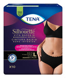 PANNOLONE A MUTANDINA ASSORBENTE TENA SILHOUETTE NOIR L VITABASSA 10 PEZZI