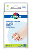 PROTEZIONE TUBOLARE IN GEL MASTER-AID FOOTCARE ELASTICIZZATOLARGE 7,5 CM 20 MM 2 PEZZI C5
