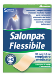 SALONPAS FLESSIBILE, 105 MG/31,5 MG, EMPIASTRO MEDICATO SALICILATO DIMETILE / LEVOMENTOLO