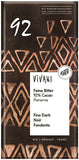VIVANI CIOCCOLATO FONDENTE 92% 80 G